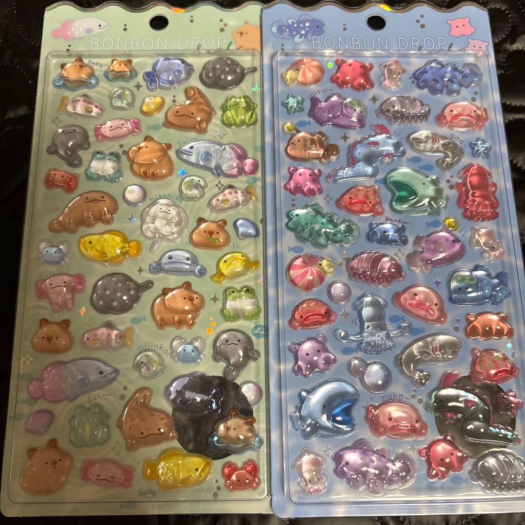 【正規品】水族館限定　ボンボンドロップシール