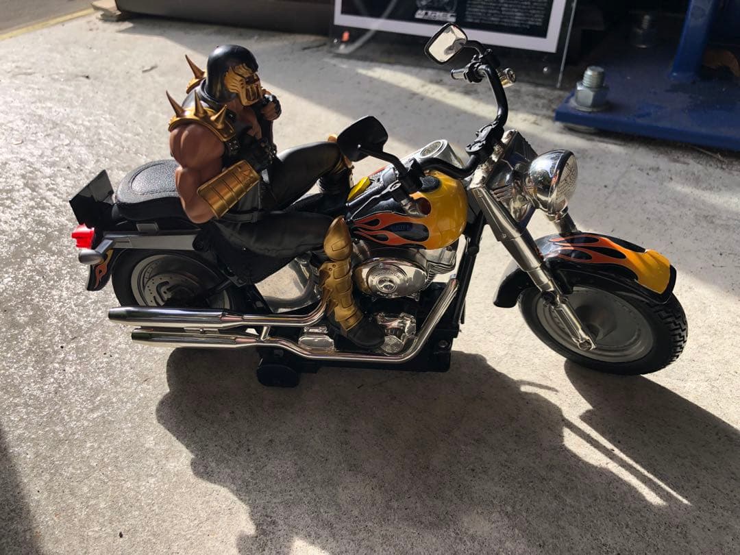 【超希少品】ニューブライト製ハーレーダビットソン 北斗の拳　ジャキ