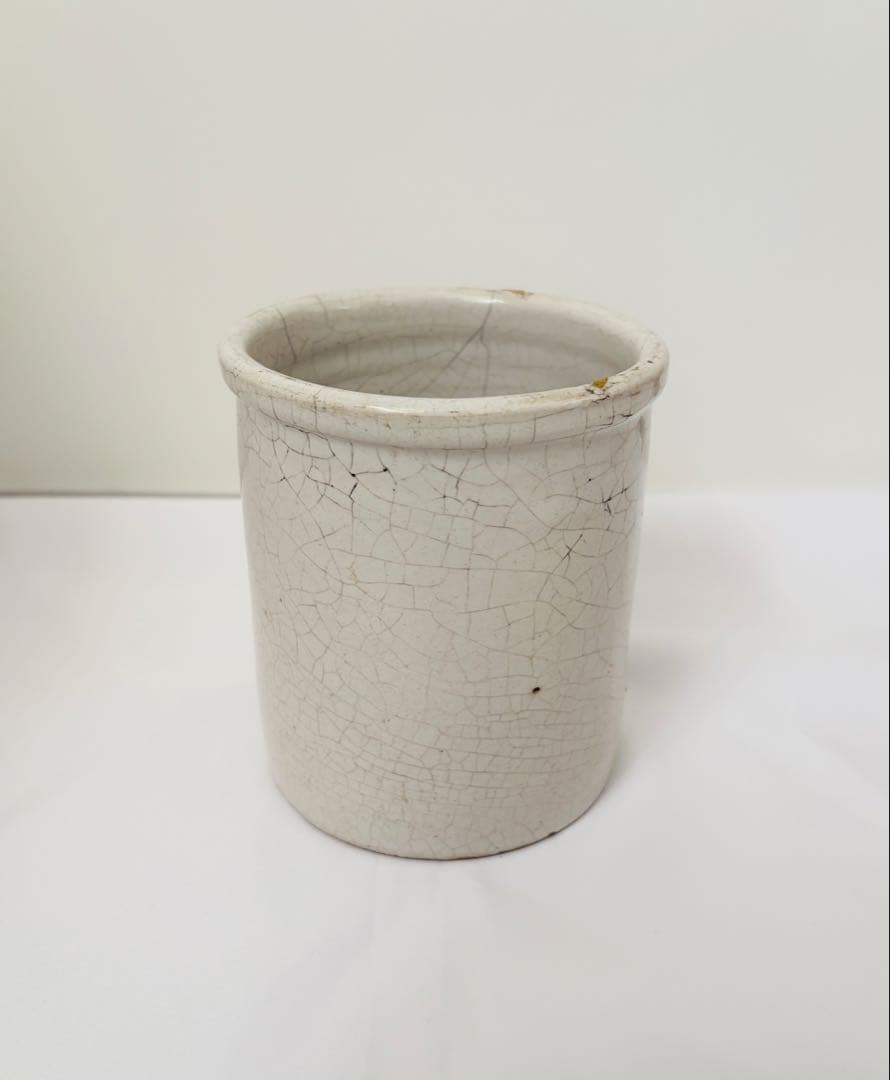 18c オランダ　白釉　保存容器　デルフト　アンティーク　フランス　キュノワール