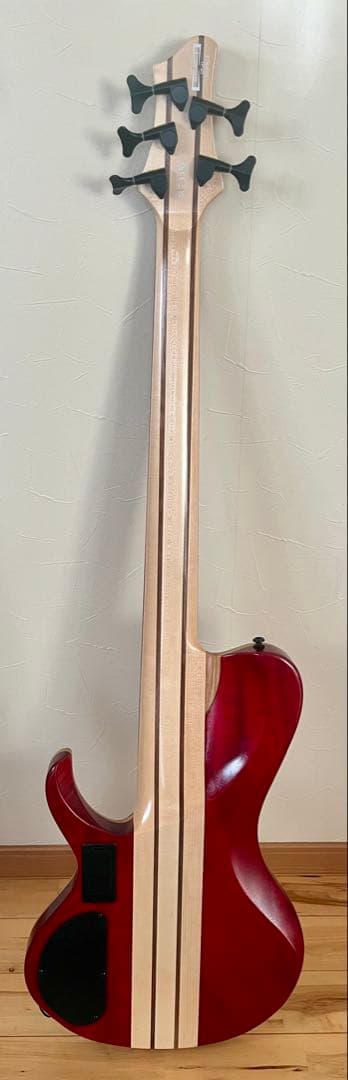 5弦ベースWeathered Black Low Gloss アイバニーズ