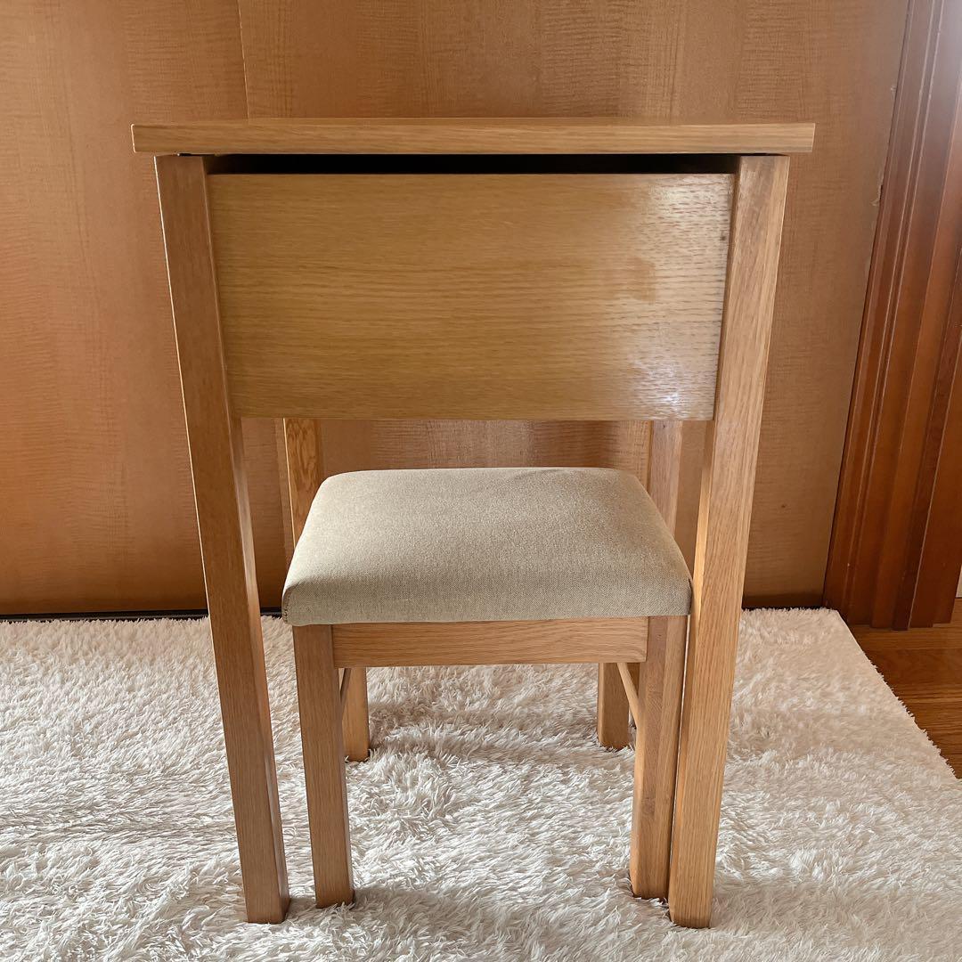 ゆーへー様リクエスト品】MUJI 無印良品 ドレッサー & チェア タモ材 ナチ