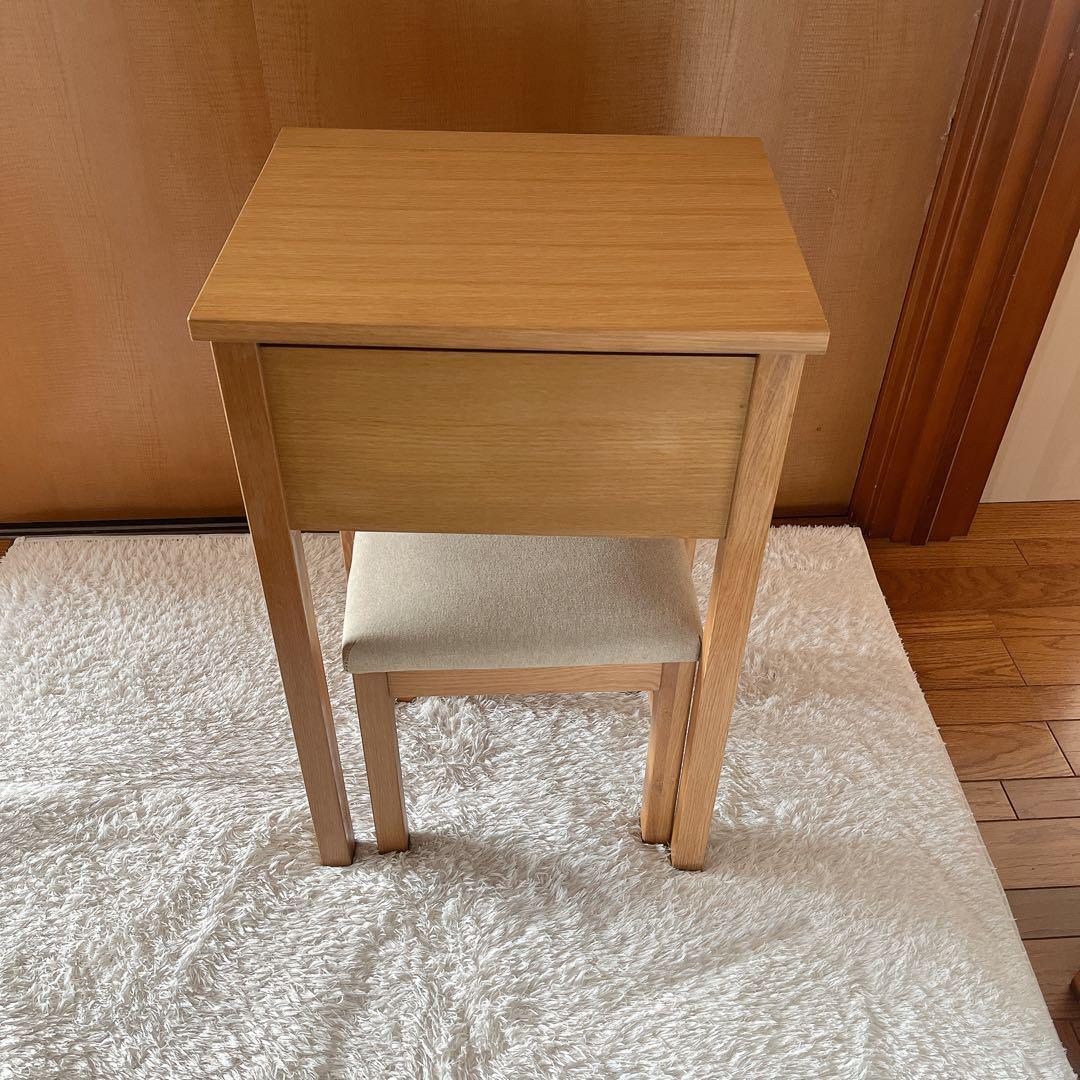 ゆーへー様リクエスト品】MUJI 無印良品 ドレッサー & チェア タモ材 ナチ