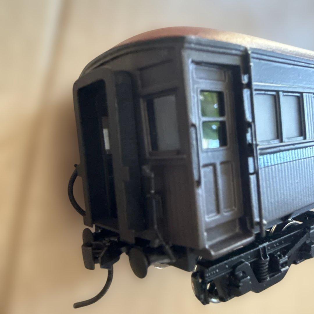 HO スロネ10067? 丸小窓　ブラウン客車モデル　客車ラスト出品