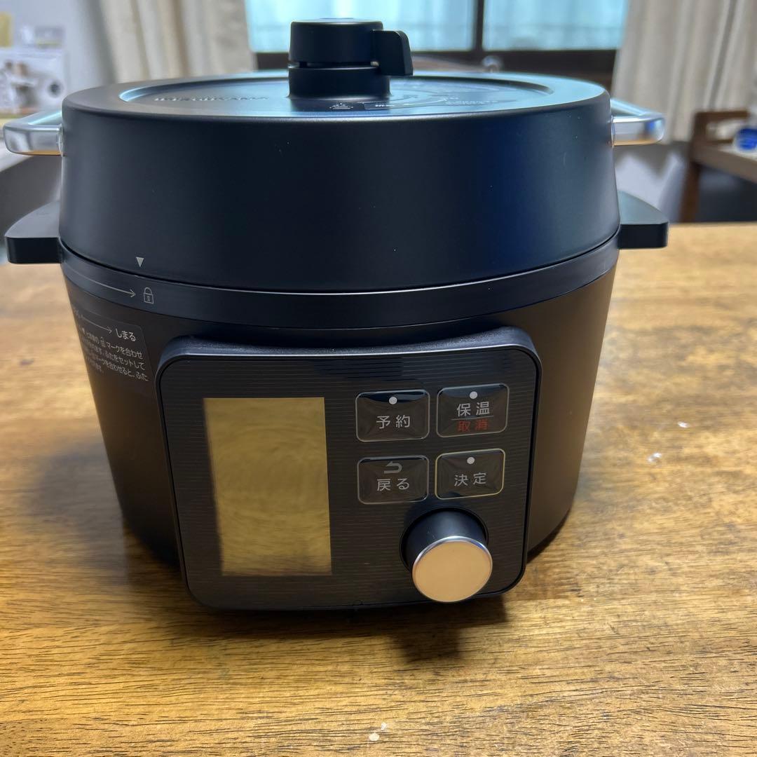 IRIS OHYAMA 電気圧力鍋 PMPC-MA2 2.2L ブラック未使用品