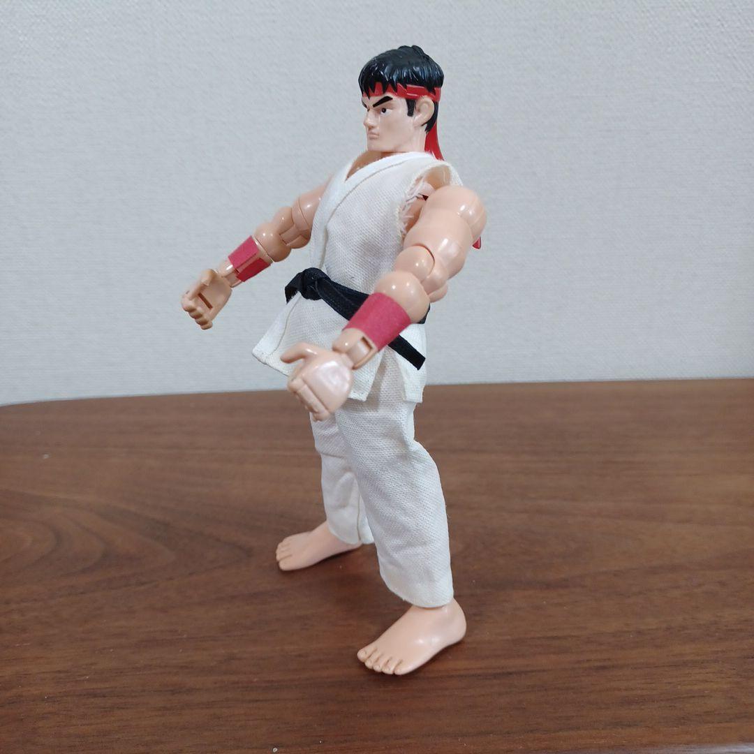 当時物　バンダイ「ストリートファイター　リュウ」1993年可動式フィギュア