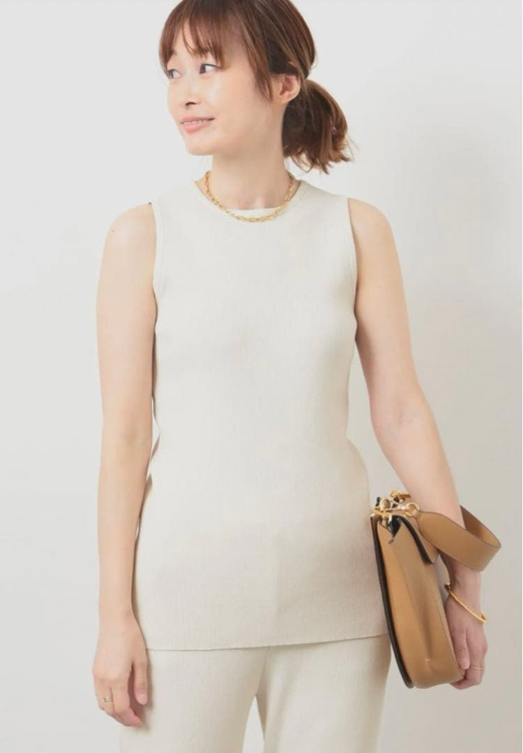 ドゥーズィエムクラス　Diner B RIB タンクトップ