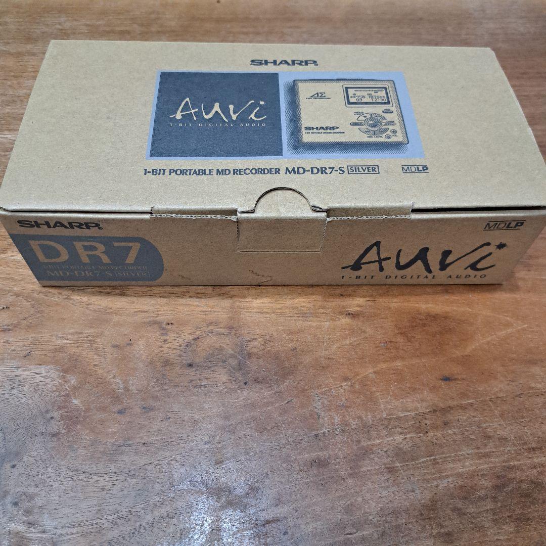 【未使用に近い】SHARP MD-DR7-S MDレコーダー ポータブル
