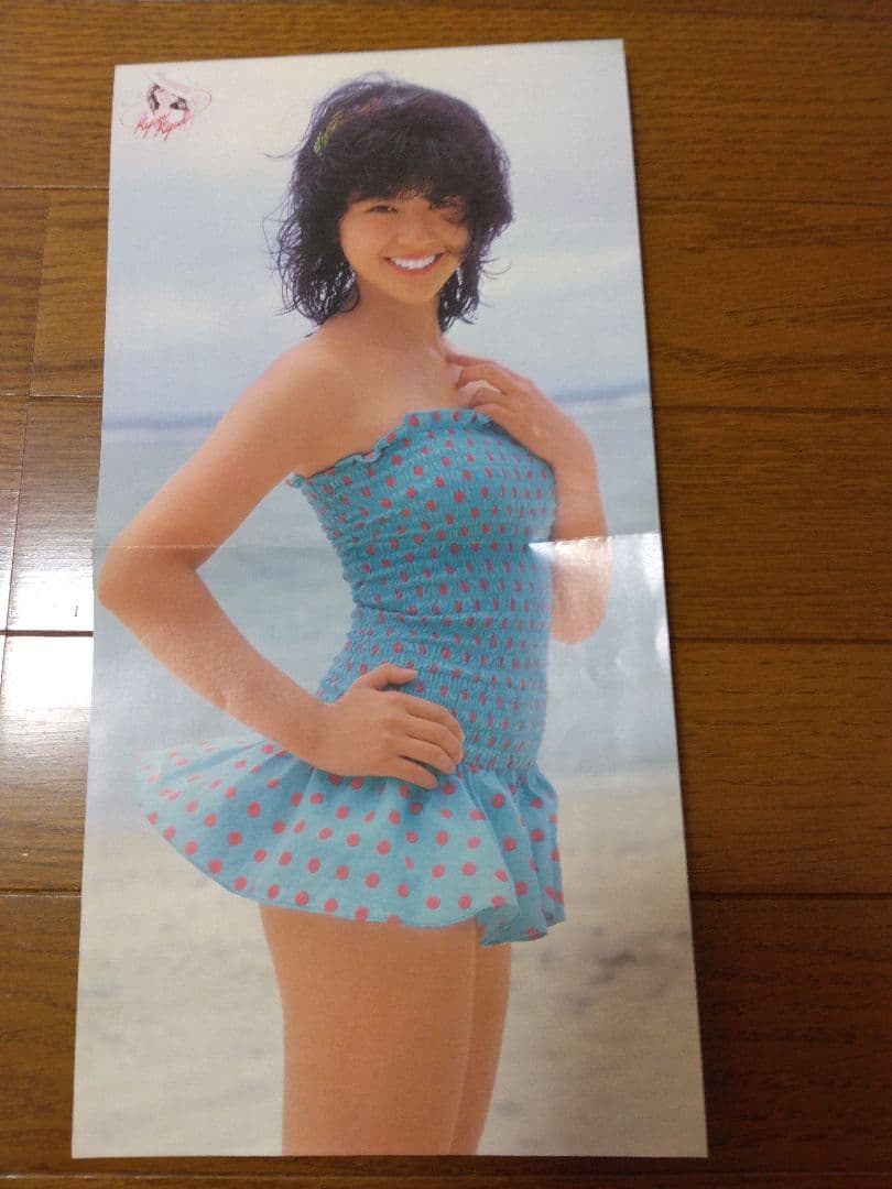 小泉今日子　素敵なラブリーボーイ　レコード歌詞カードのみです　直筆サイン色紙