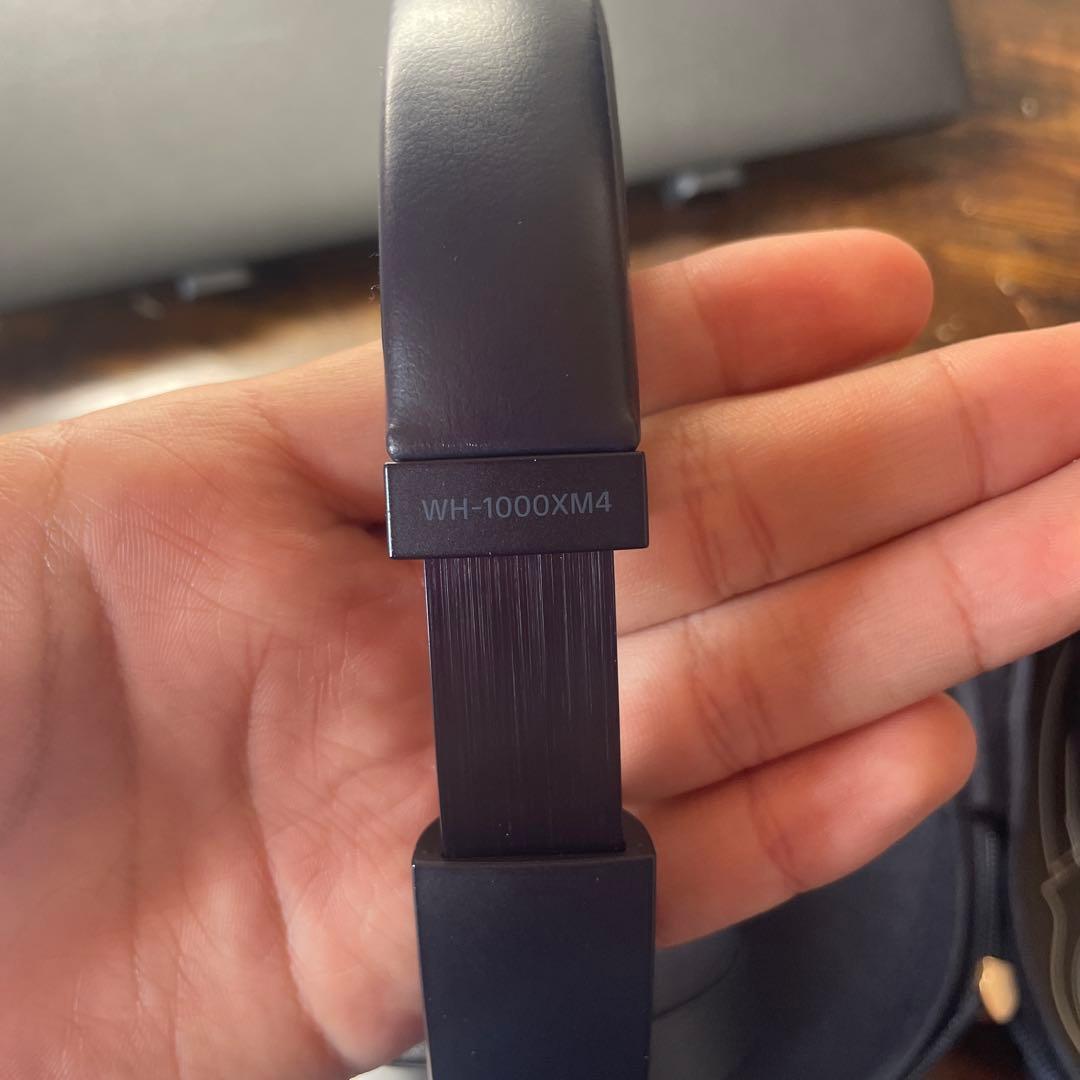 SONY ワイヤレスヘッドホン ダークブルー