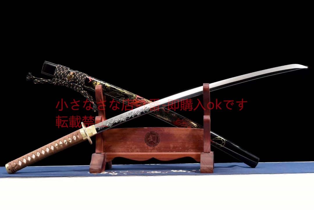 高輝度鏡面銅装侍刀『騰龍鏡面打刀』古兵器 武具 刀装具 日本刀 模造刀 居合刀