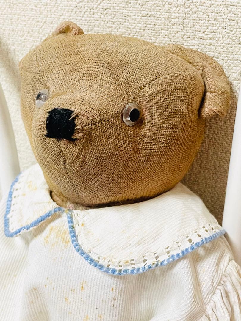 レア フランス アンティーク ピンクベア