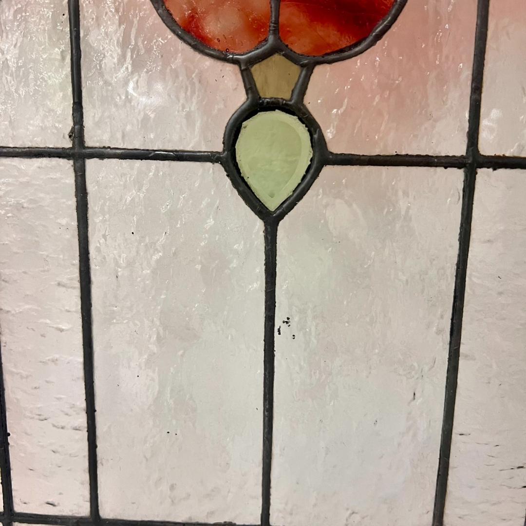 ステンドグラス　アンティーク　パネル　サンキャッチャー