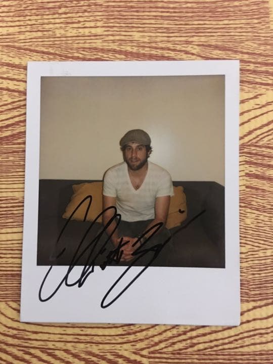 希少 入手困難 懸賞当選品 エリオット ヤミン 直筆サイン入り ポラロイド