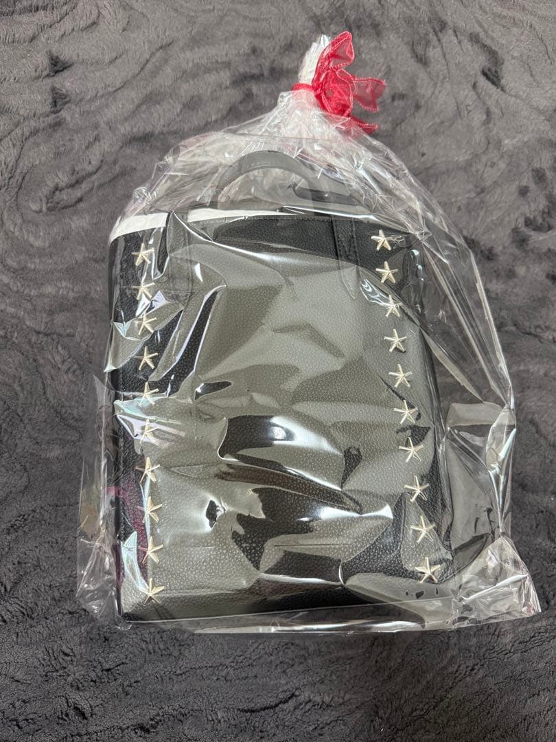 JIMMY CHOO ブラックバッグ 星型刺繍