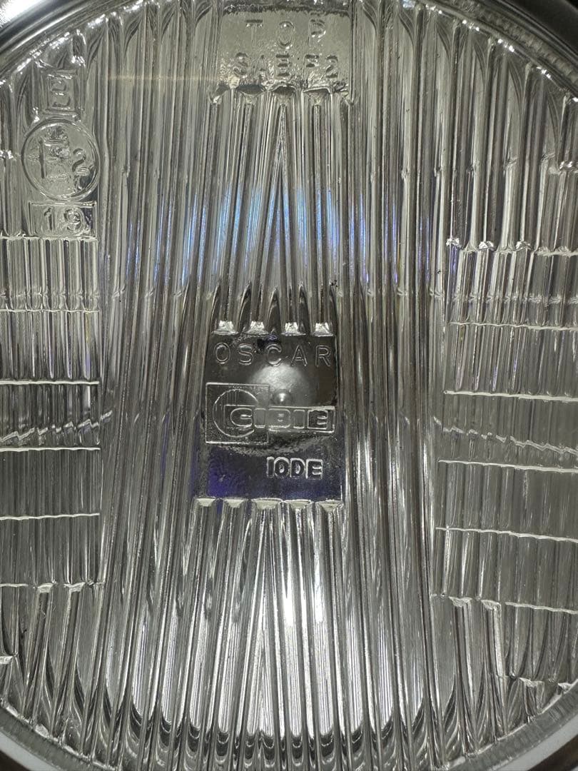 当時物シビエスーパーオスカー凹みレンズ付ヘッドライトASSYCIBIEマーシャル