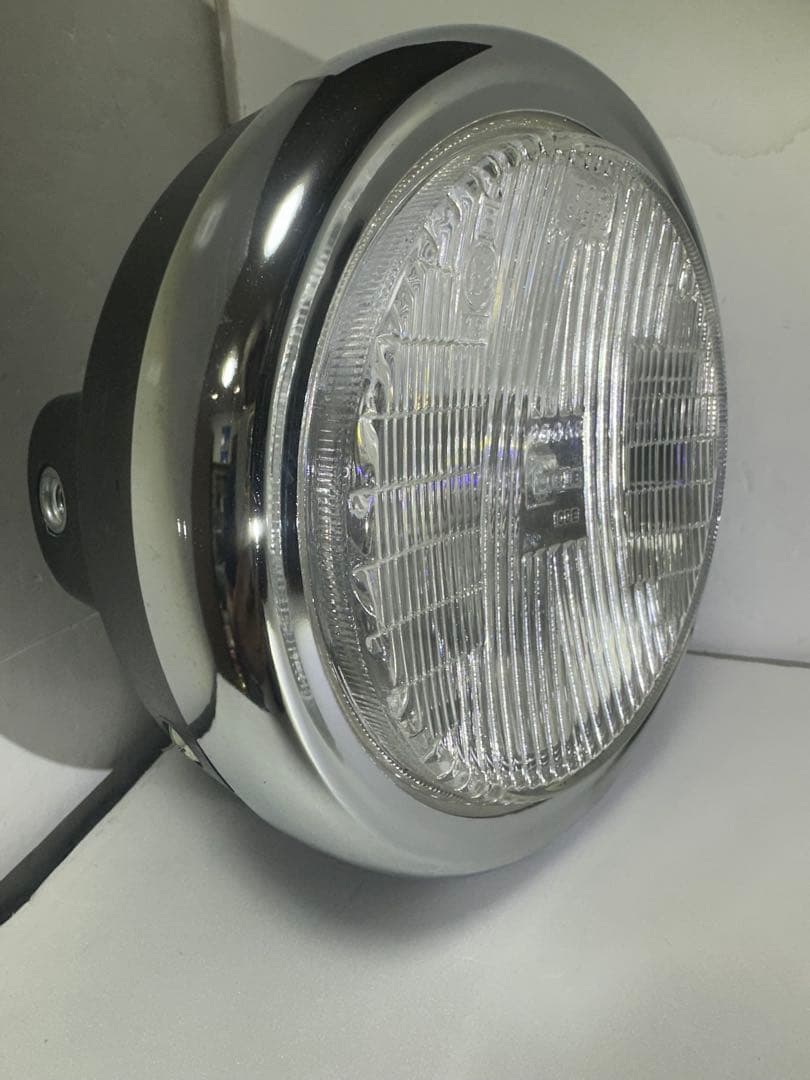 当時物シビエスーパーオスカー凹みレンズ付ヘッドライトASSYCIBIEマーシャル