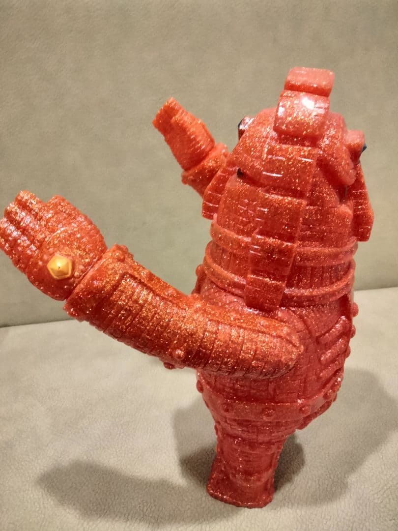 ソフビ　monstock Gモアイロボ　①　izumonster　安楽安作