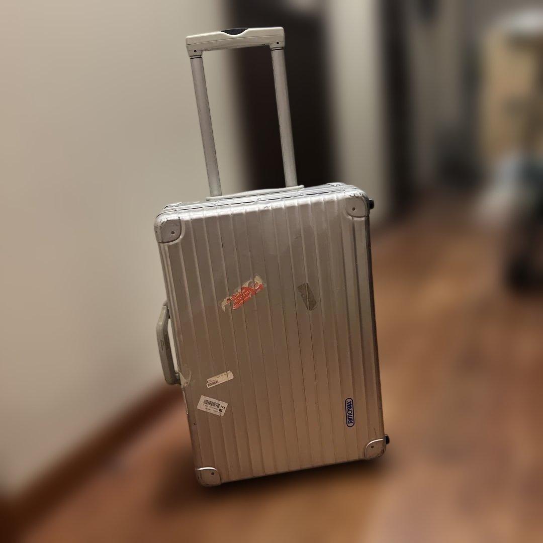 リモワ　2輪　オパール　機内持ち込みサイズ　青ロゴ　レトロ