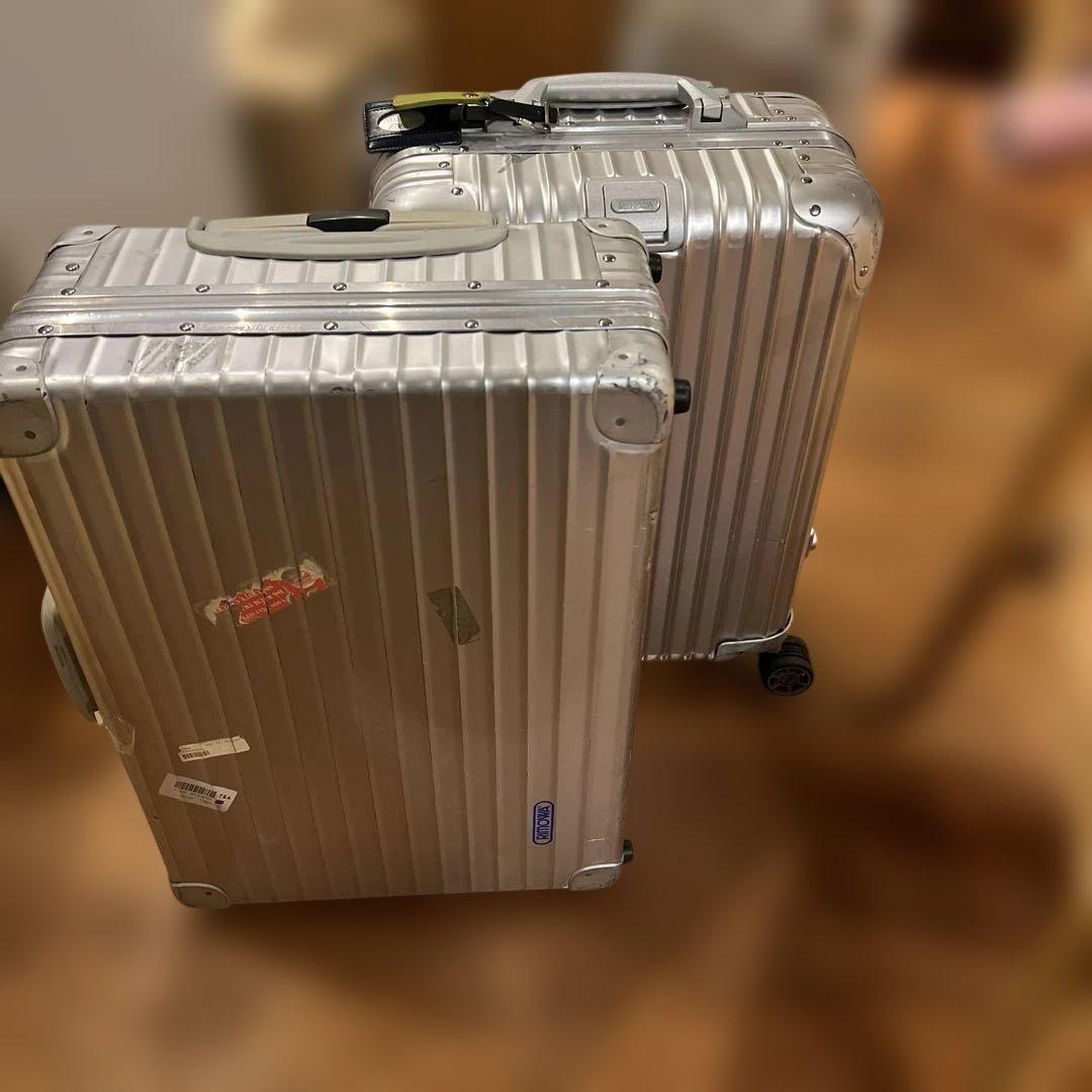 リモワ　2輪　オパール　機内持ち込みサイズ　青ロゴ　レトロ