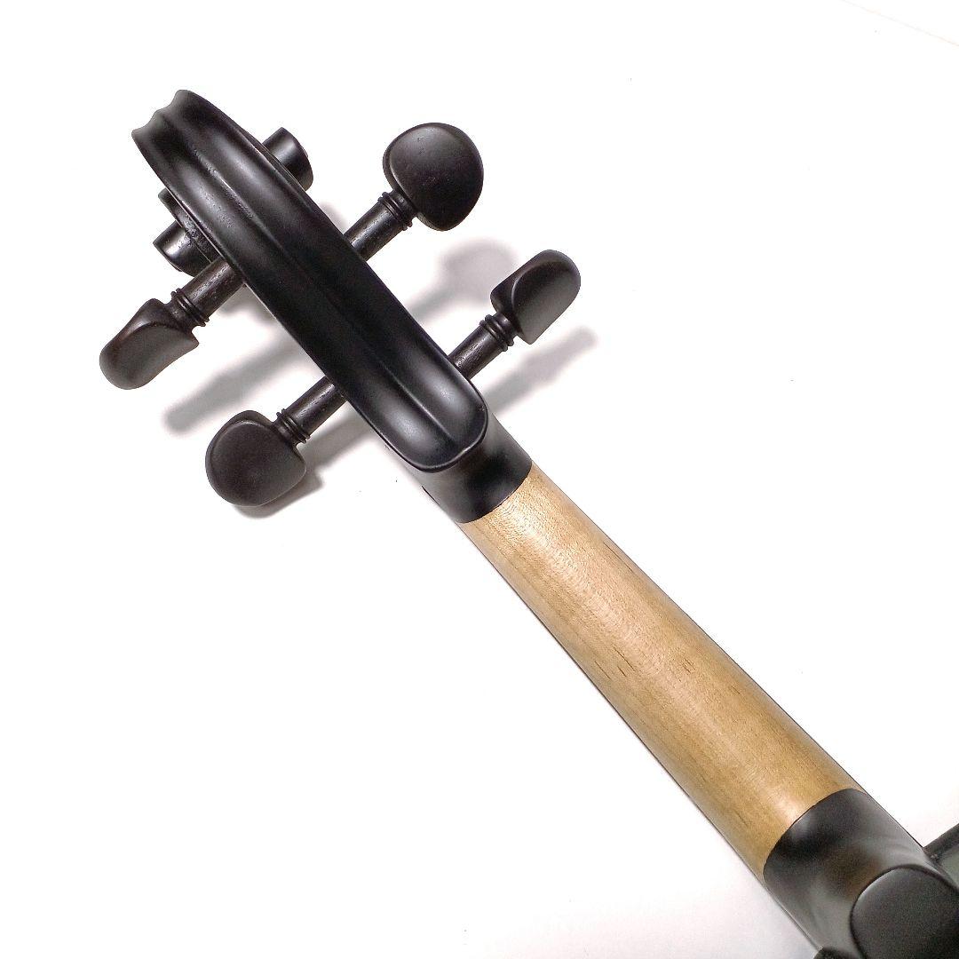 美品☆hallstatt ハルシュタット CV-210E エレキバイオリン 黒