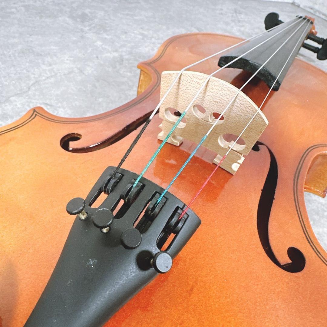 ノーブランド ヴィオラ 16インチ 弓 初心者 入門用セット　ビオラ　弦楽器