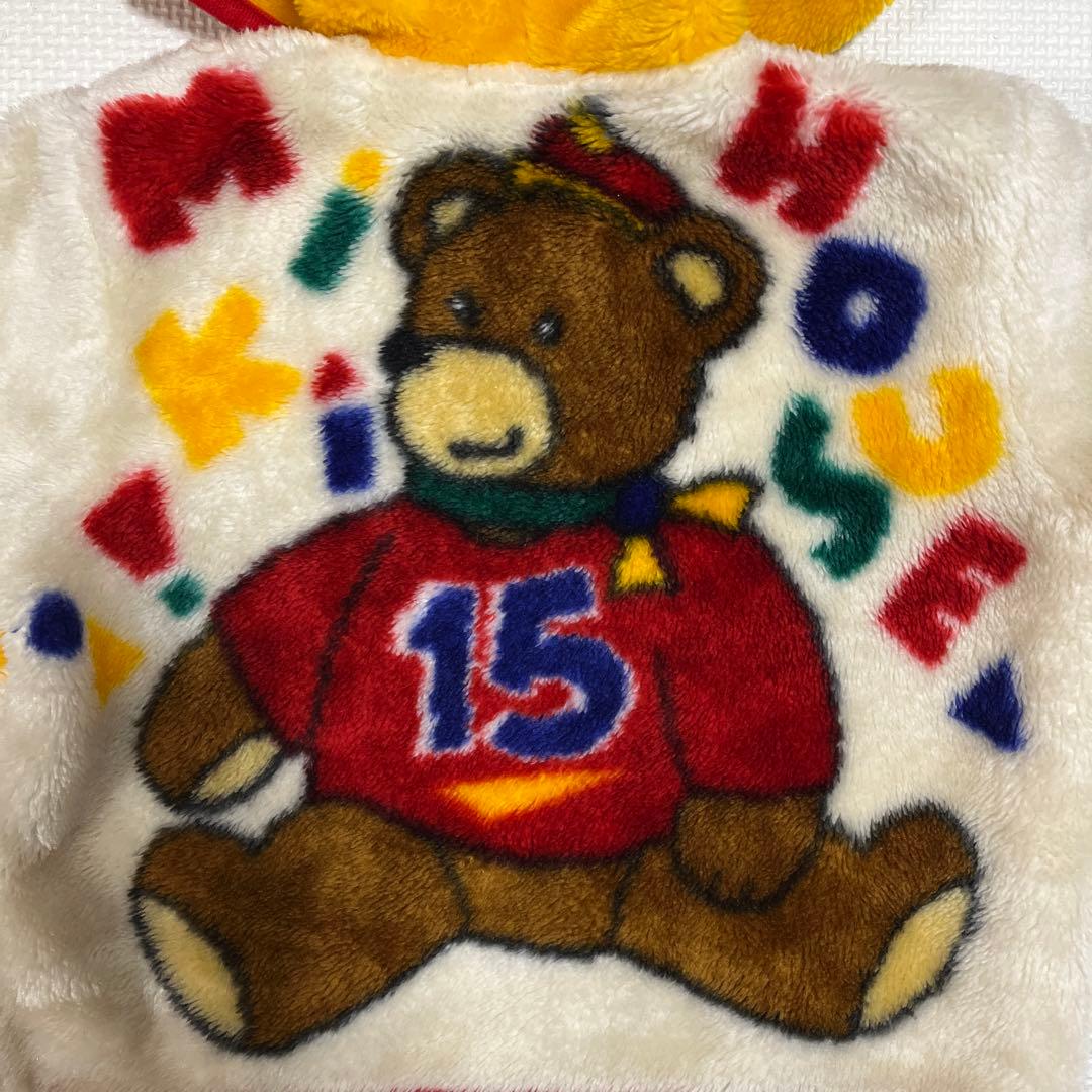 ミキハウス　ボア　アウター　くま　レトロ　ヴィンテージ　レア　入手困難　80