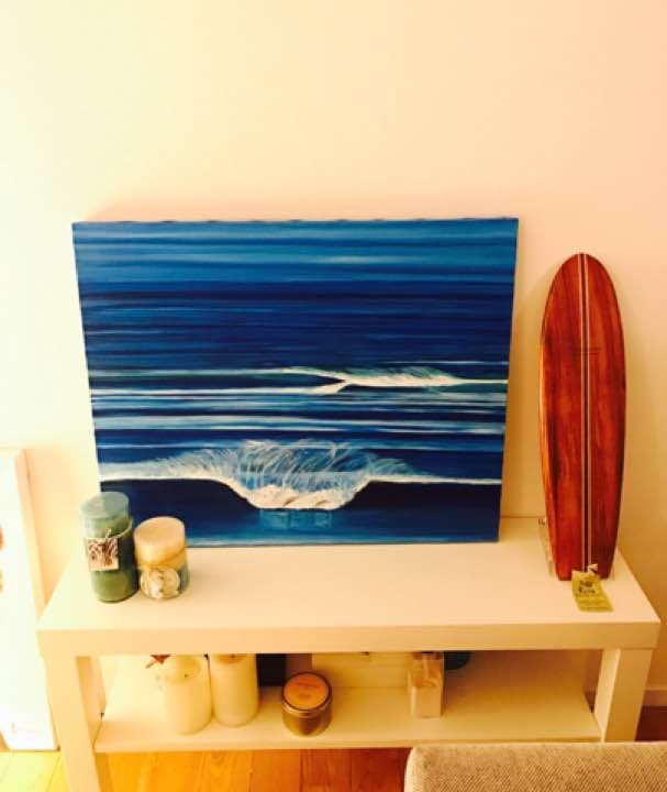 SEA♡インテリア♡絵♡海の絵♡サーフボード♡ロンハーマン♡seea