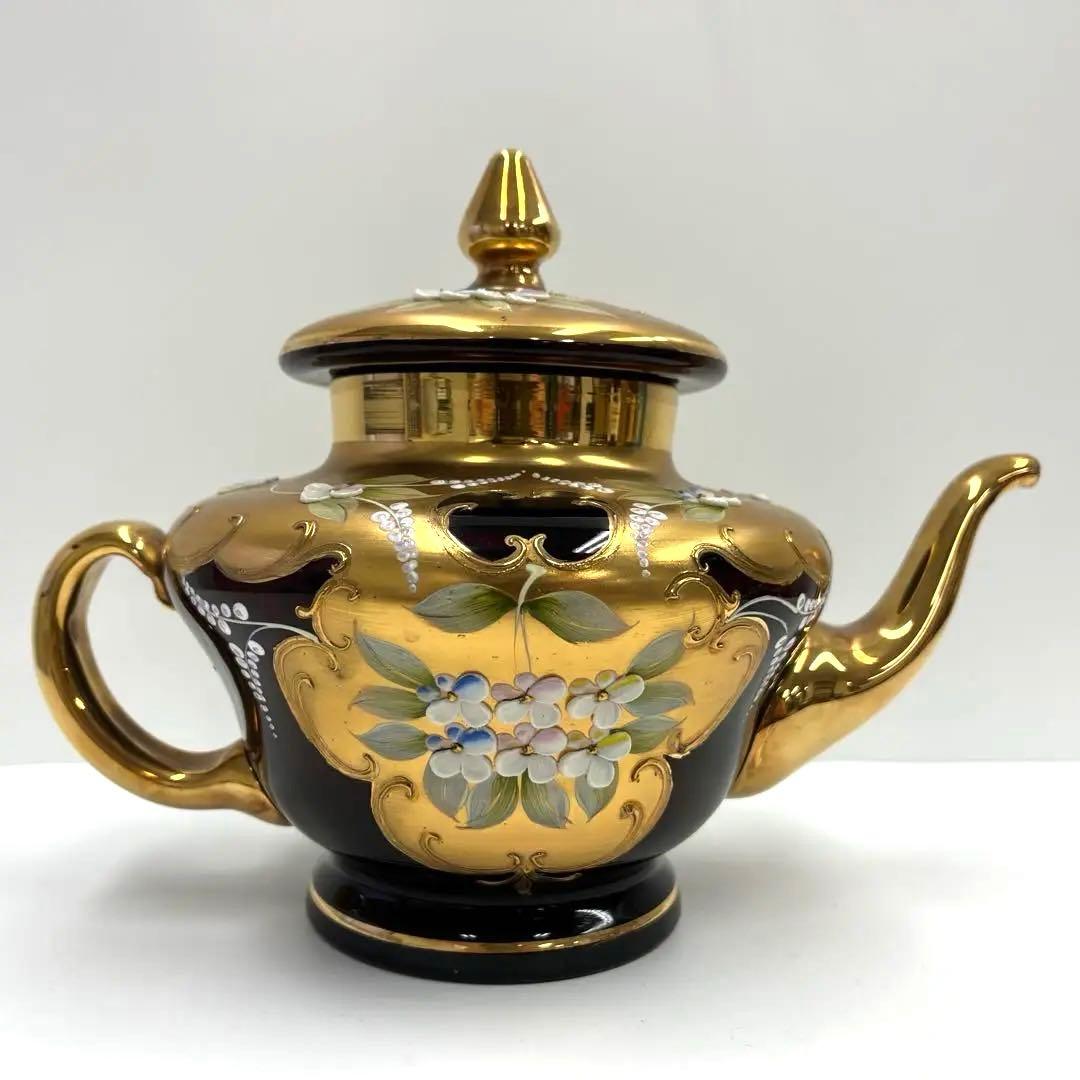 ムラノガラス　ティーカップセット　13点セット