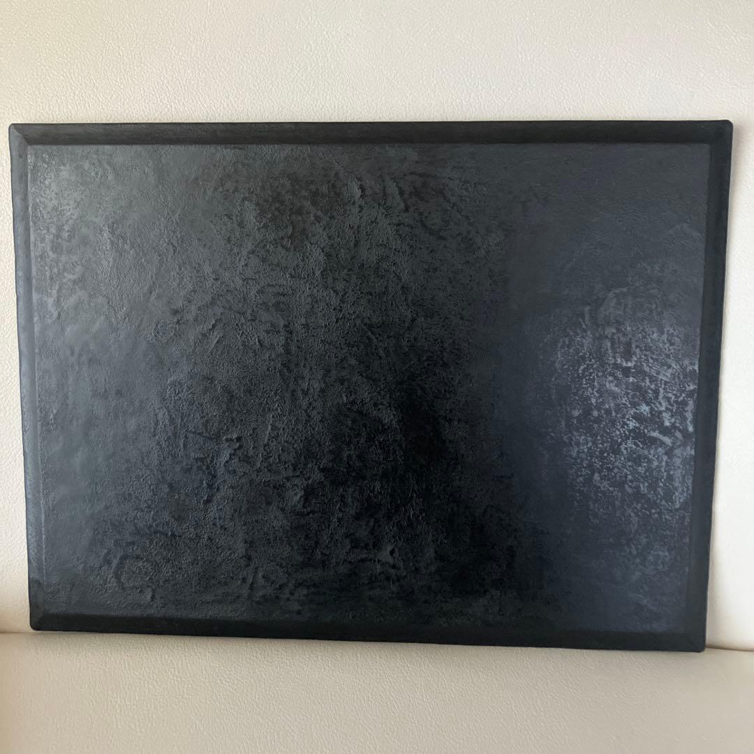 杉田明彦　スレート折敷　2点