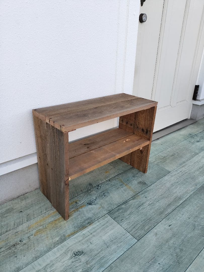 木製アンティーク棚　2つセット