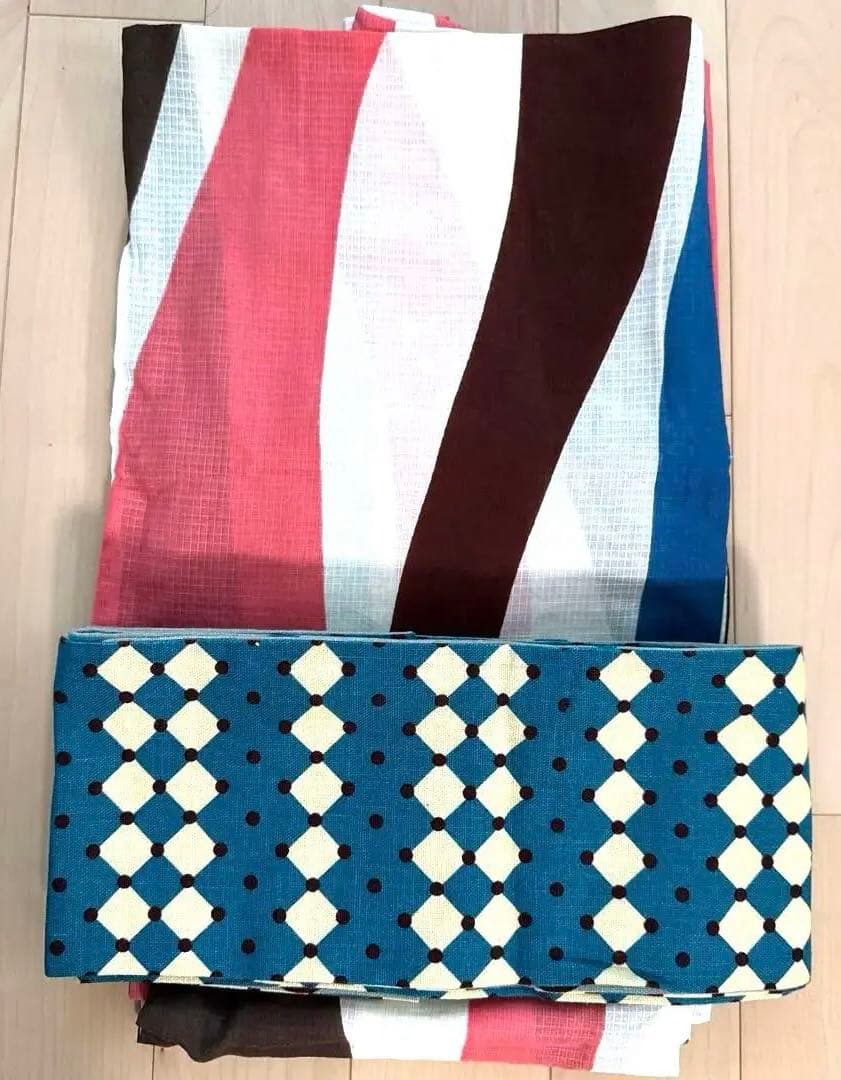 値下げ⭐︎豆千代モダンmamechiyo modern 浴衣・帯セット