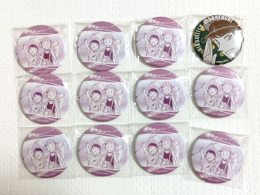 名探偵コナン 公式アプリ缶バッジ 幼少期シリーズ
