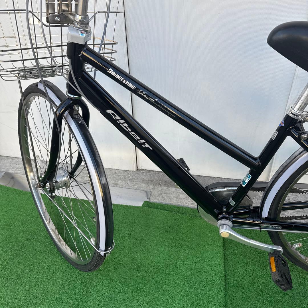 ブリヂストン アルベルト自転車27インチ 内3速 ブラック