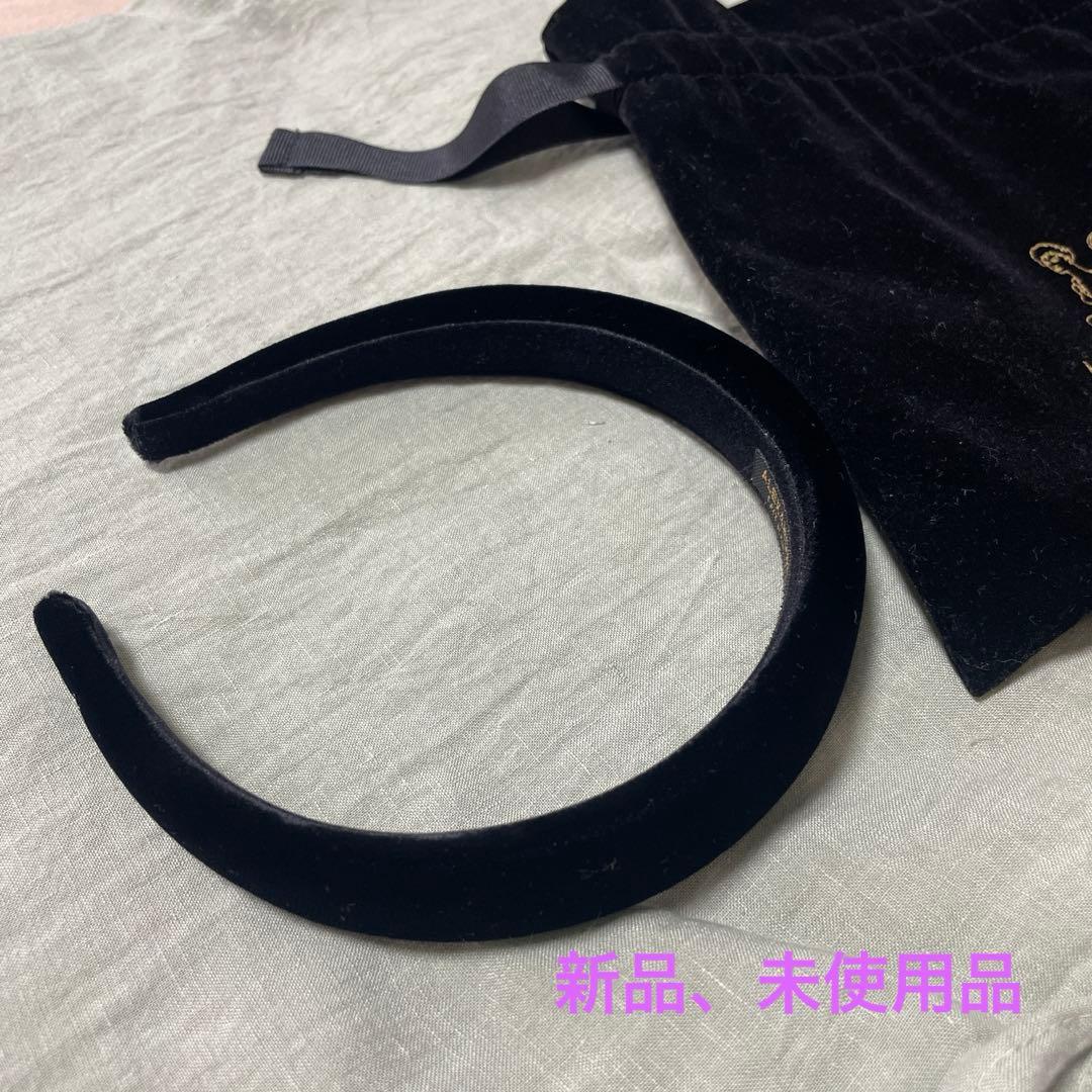 ALEXANDRE DE PARIS ベロアカチューシャ