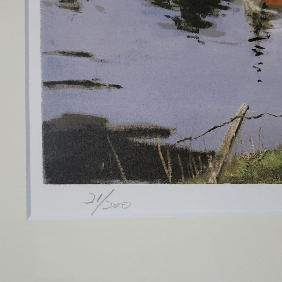 絵画　武田茂　ロアール川