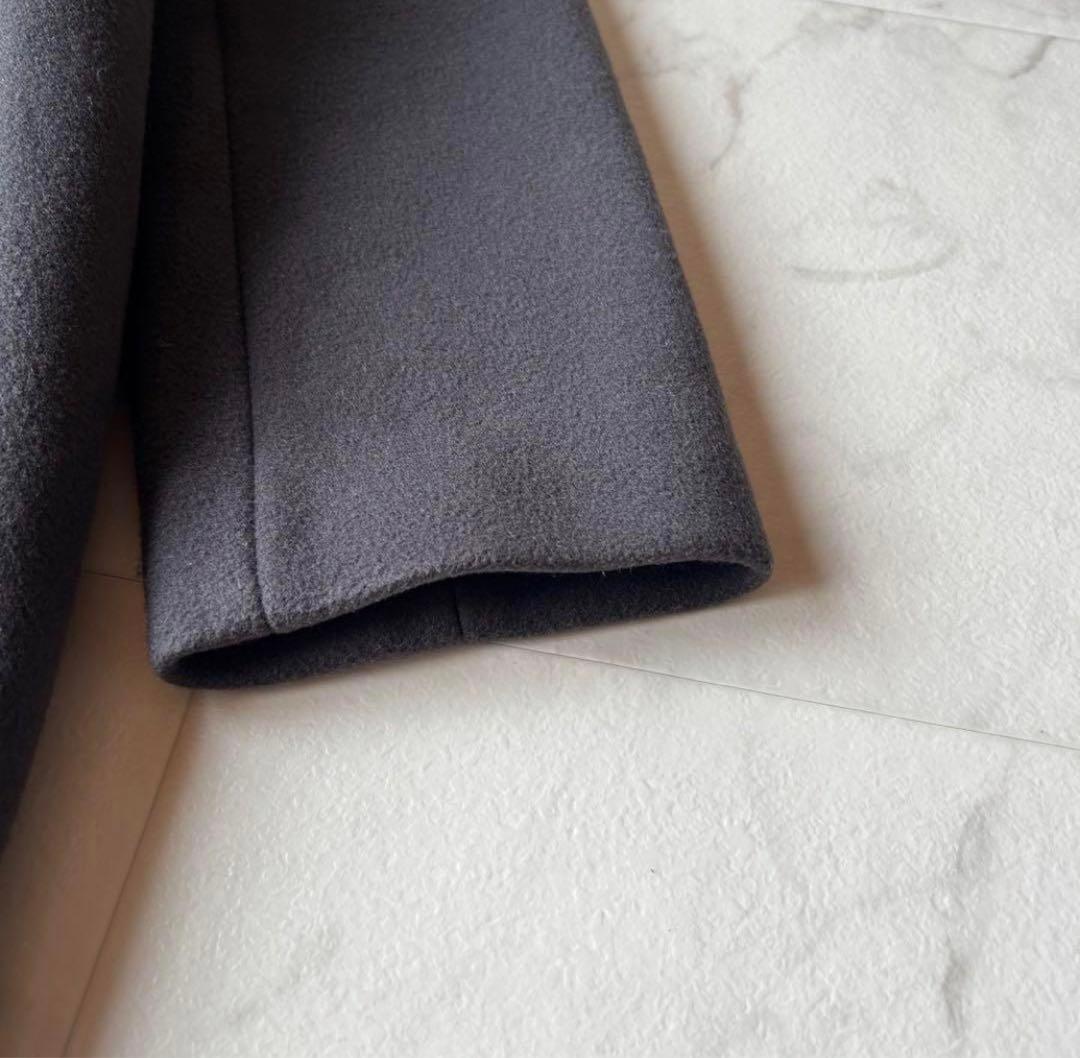 ✨美品✨ノーブル✨ウールカシミヤコート　グレー　38