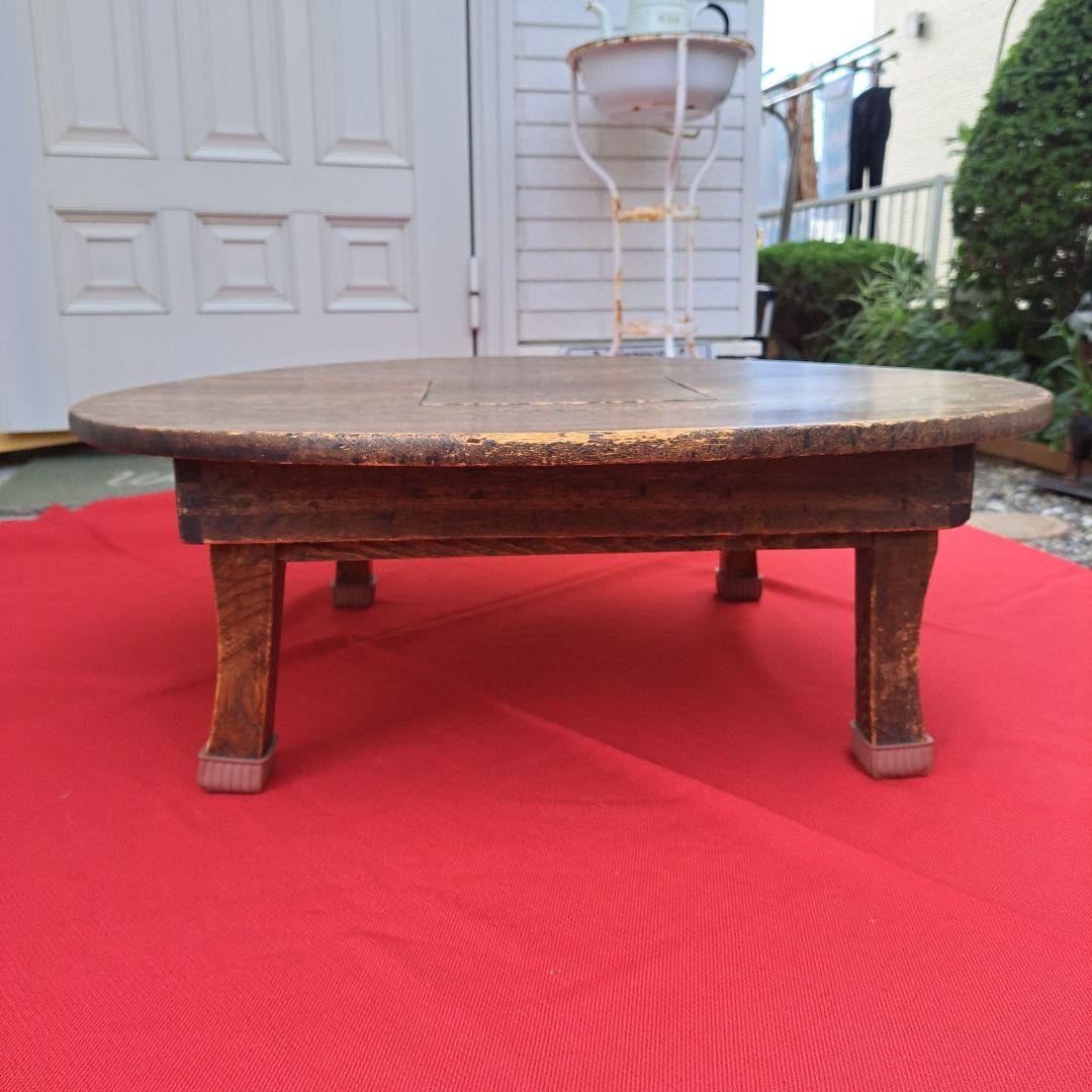 ♦️100年前♦️ちゃぶ台♦️丸型♦️時代物♦️希少骨董品♦️折り畳み式♦️