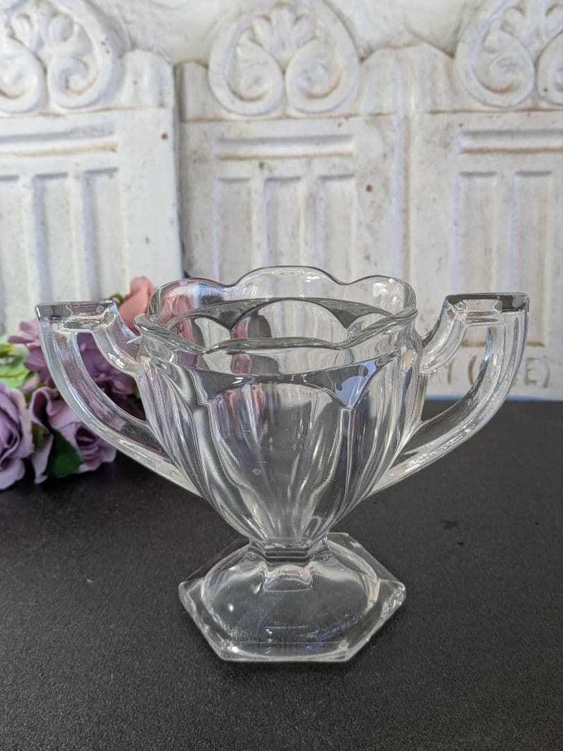 イギリス アンティーク チッペンデール ダブルハンドルボウル ２個セット