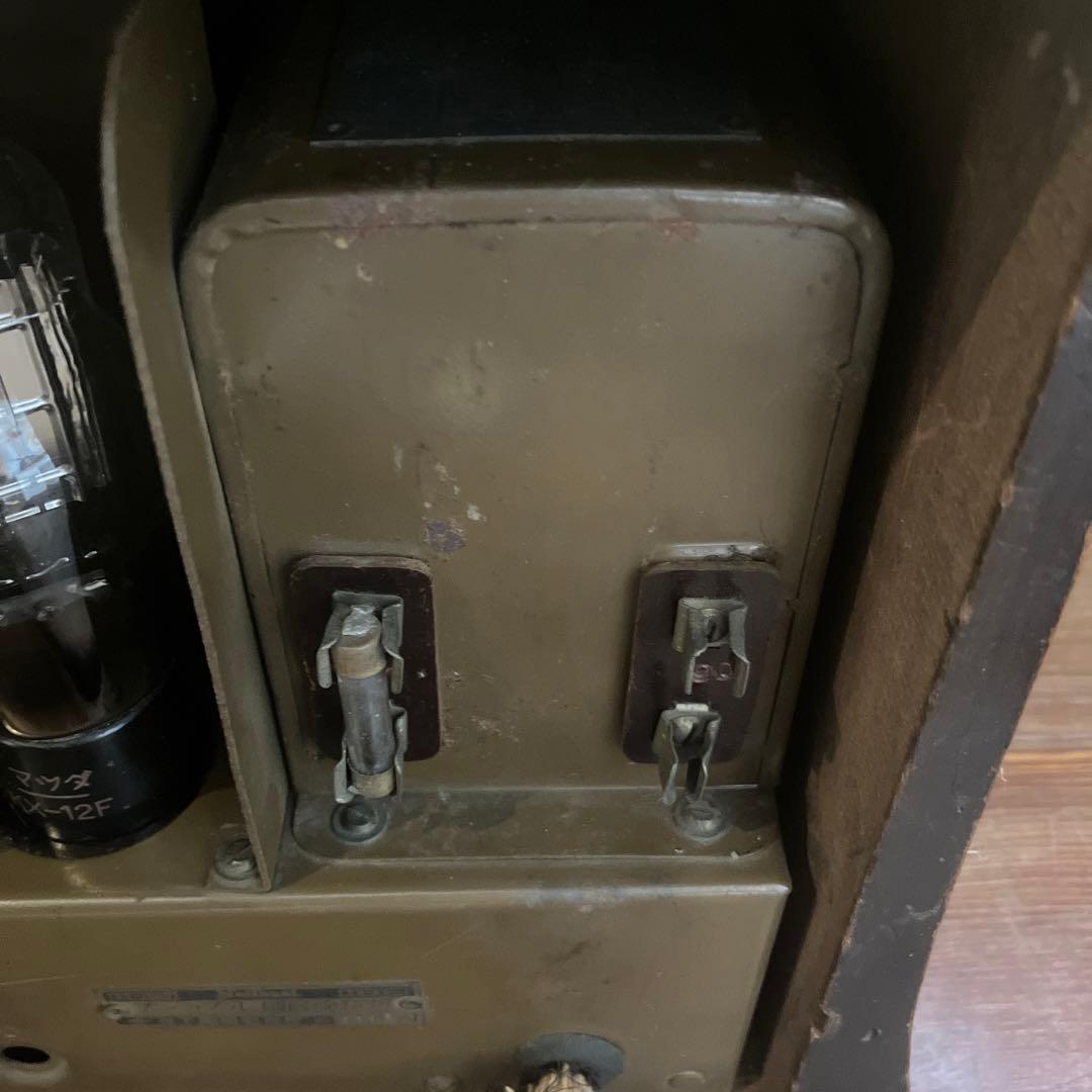 希少 昭和レトロ National ナショナル国民受信機 真空管ラジオ 戦前