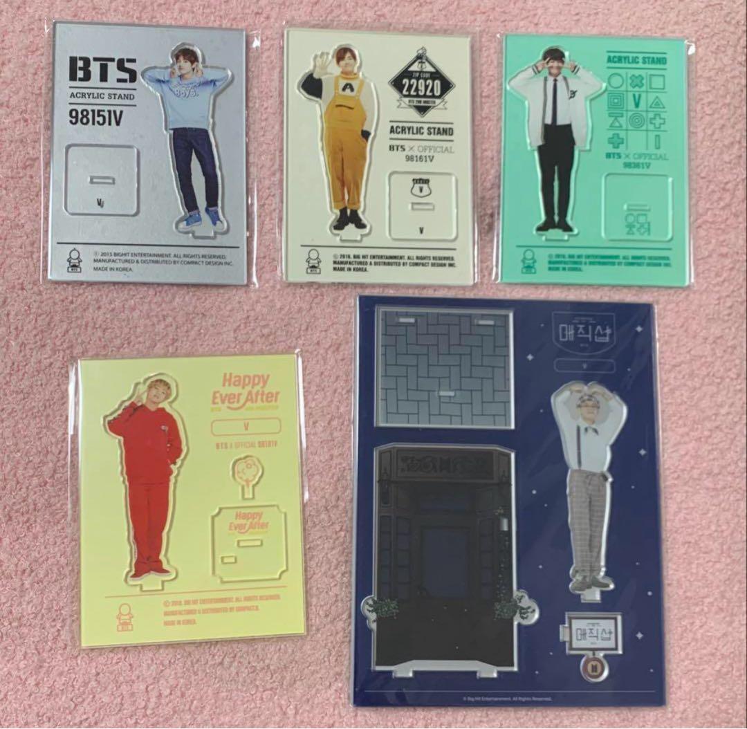 BTS 　テヒョン　テテ　V 公式　アクリルスタンド