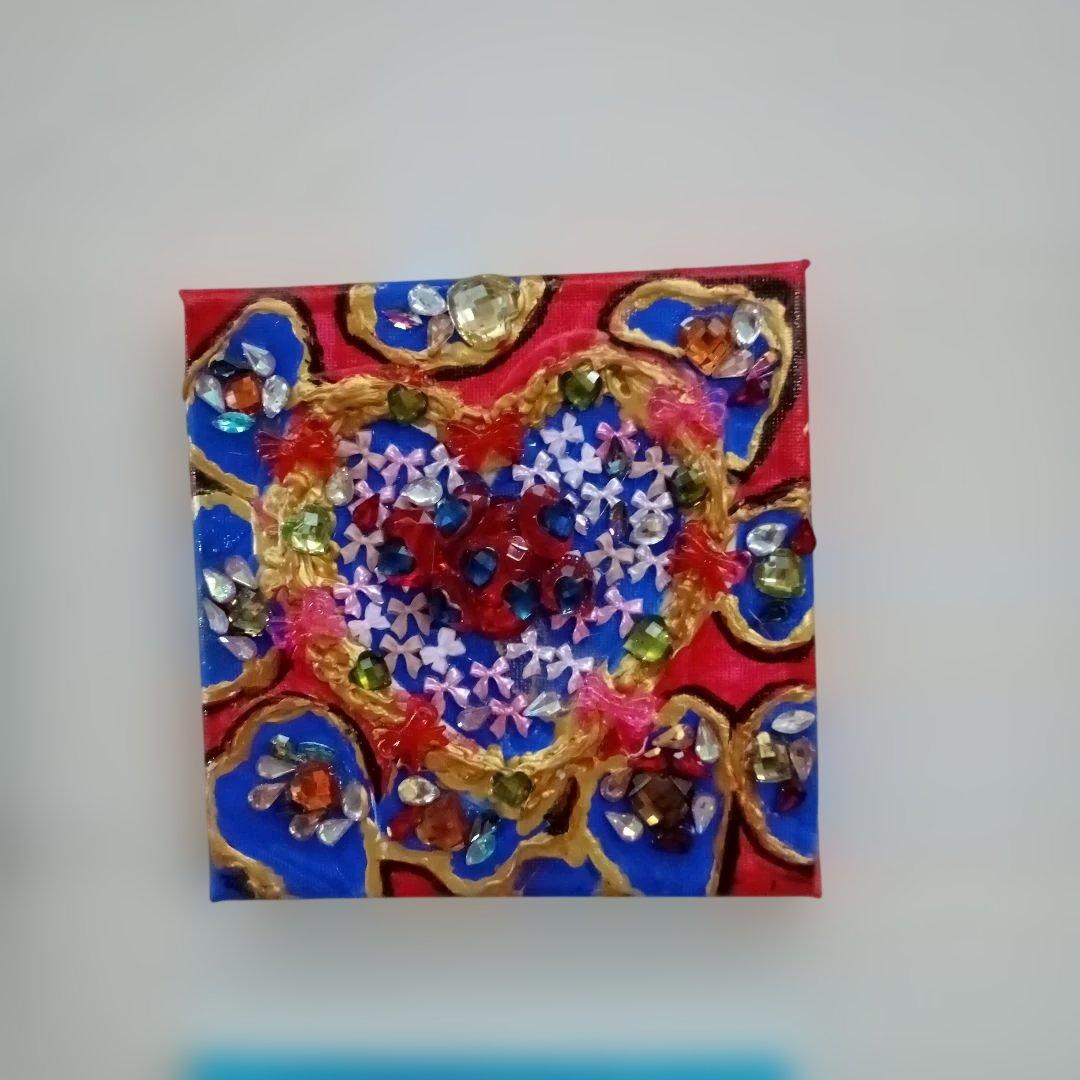 壁掛けアート　ハートシリーズ二枚セット