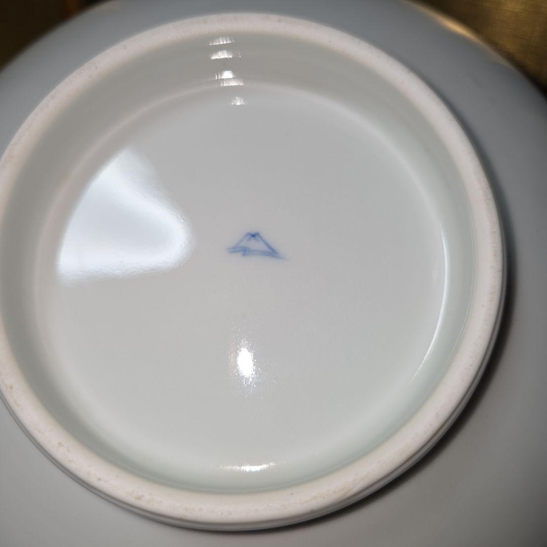 深川製磁　希少　オールド深川　染錦花丸紋　高台鉢　菓子鉢　盛り鉢