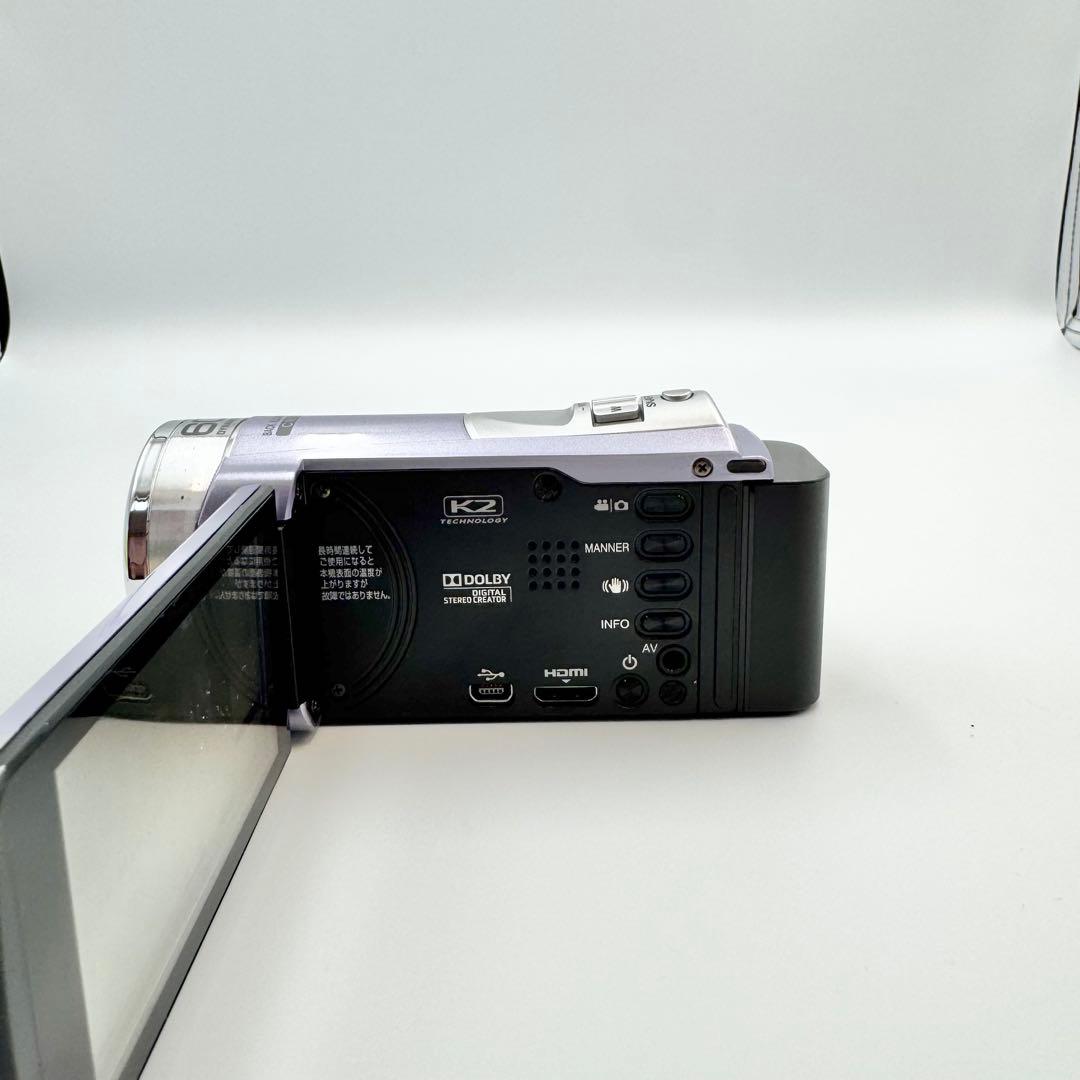 【美品】JVC Everio GZ-E345-V ビデオカメラ バイオレット