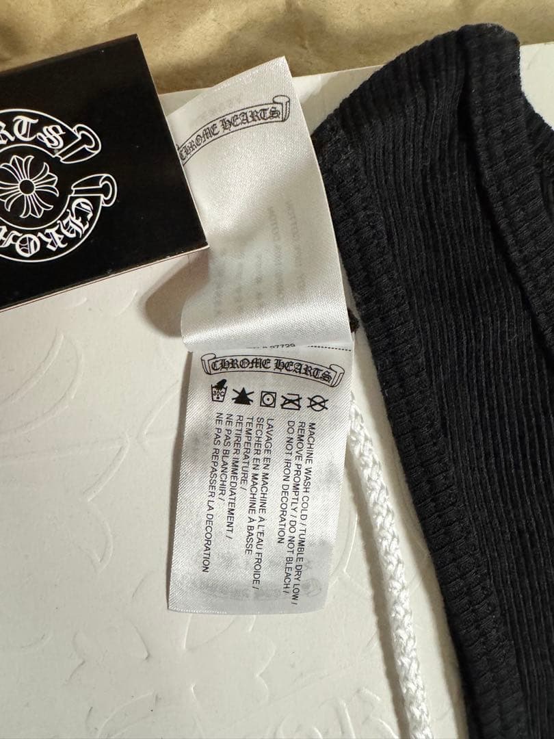 【Chrome Hearts】ホースシュー 黒タンクトップ　Mサイズ