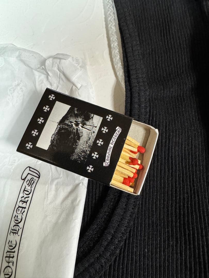 【Chrome Hearts】ホースシュー 黒タンクトップ　Mサイズ