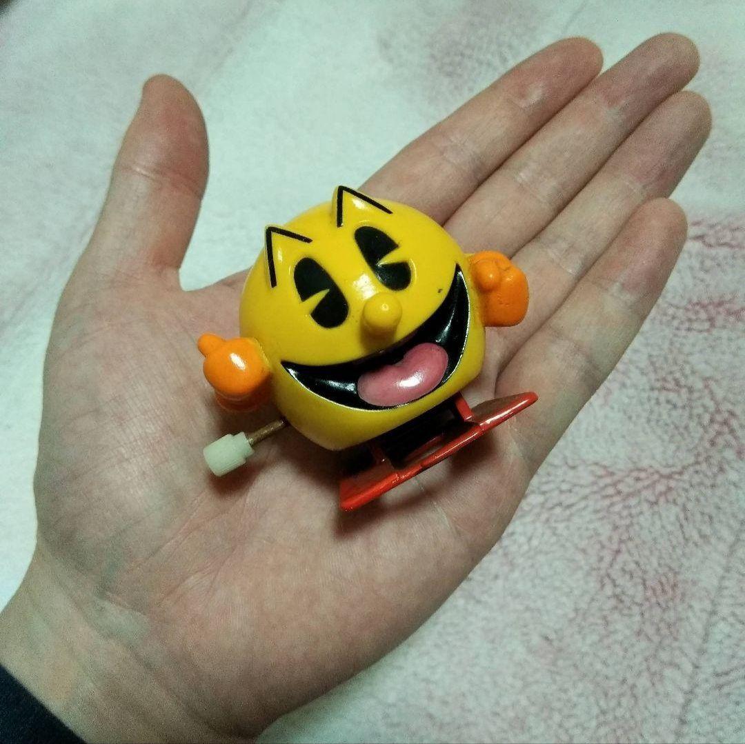 パックマン　ねじ巻き　ゼンマイ　フィギュア　ジャンク　故障品