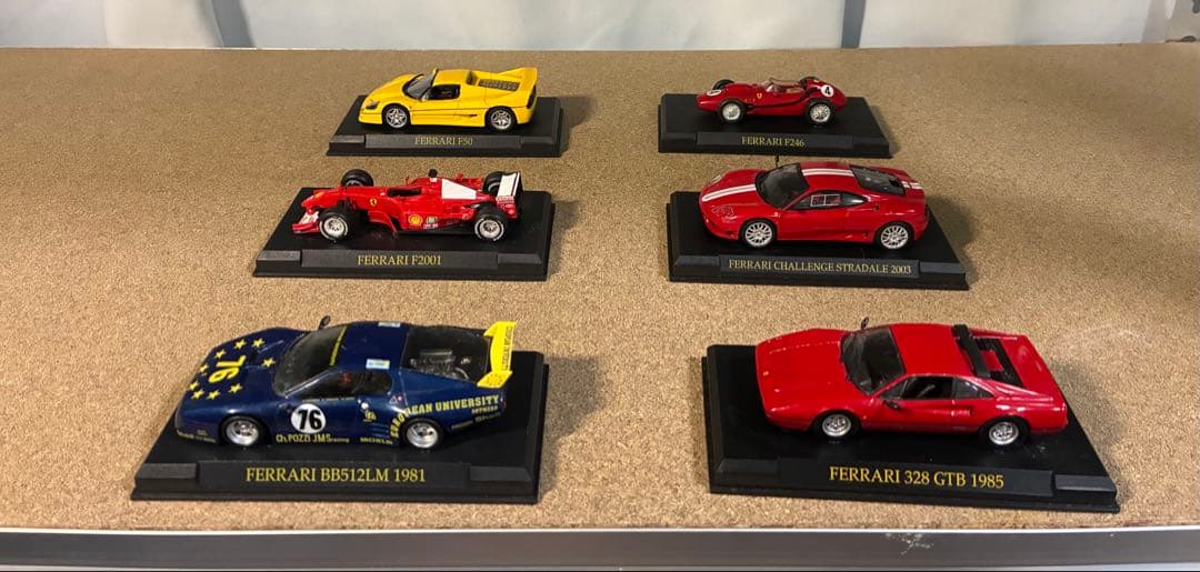 アシェット？フェラーリ ミニカー コレクション 1/43 101台　ジャンク扱い