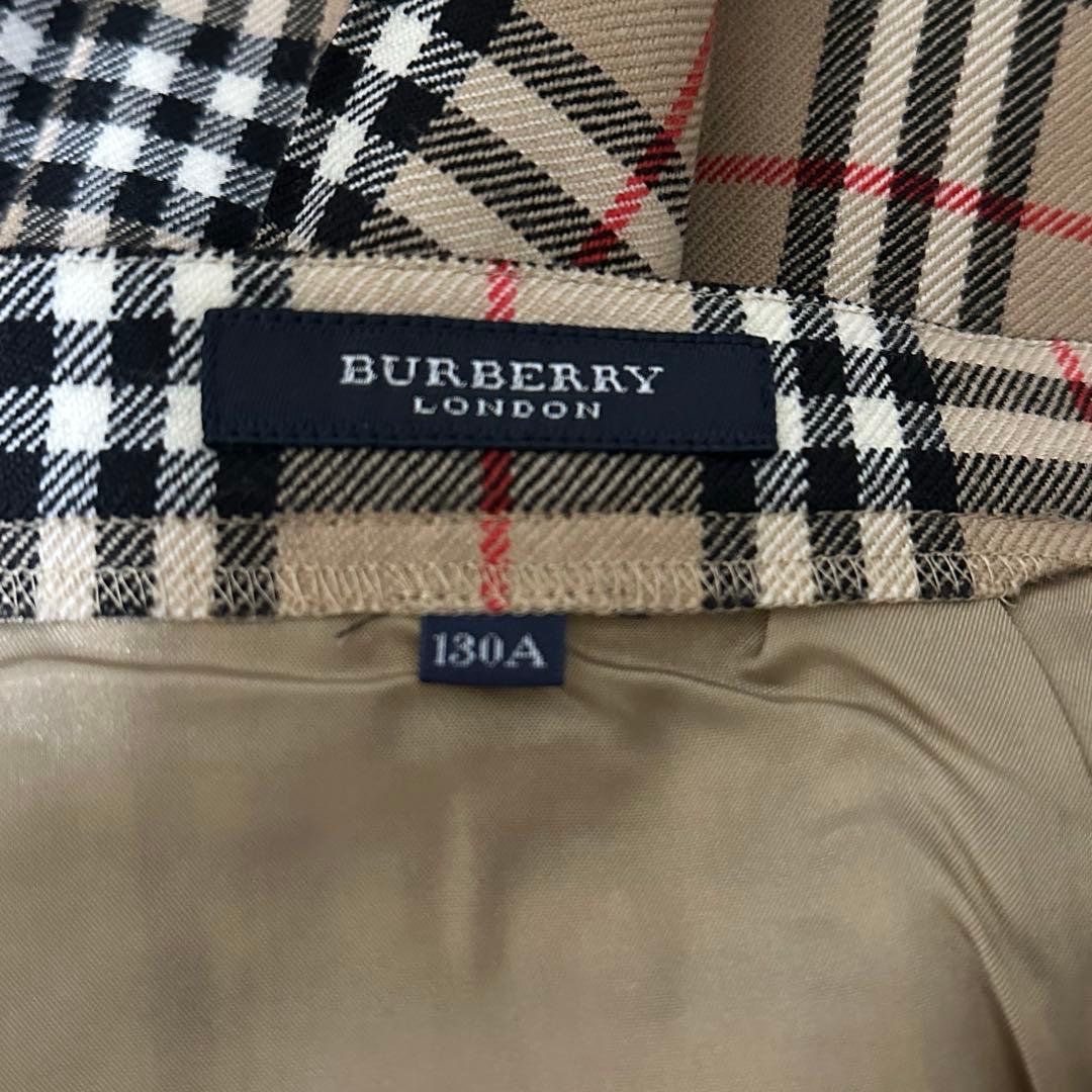 Burberry London ノバチェック 巻きスカート プリーツスカート