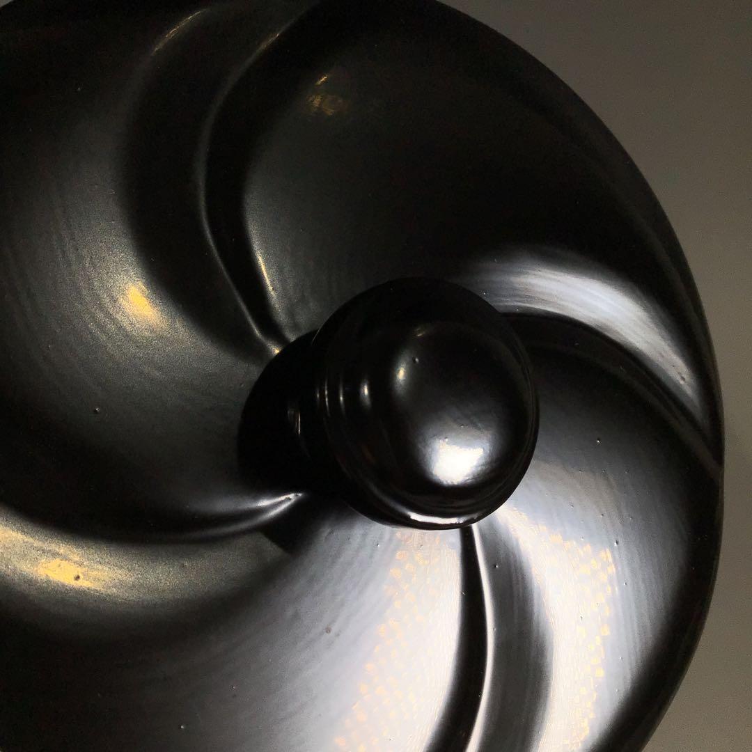 Ｐ７４４　水指　『萩焼』『厚東建信造』『大徳寺　小林太玄箱書』『捻梅水指』　共箱