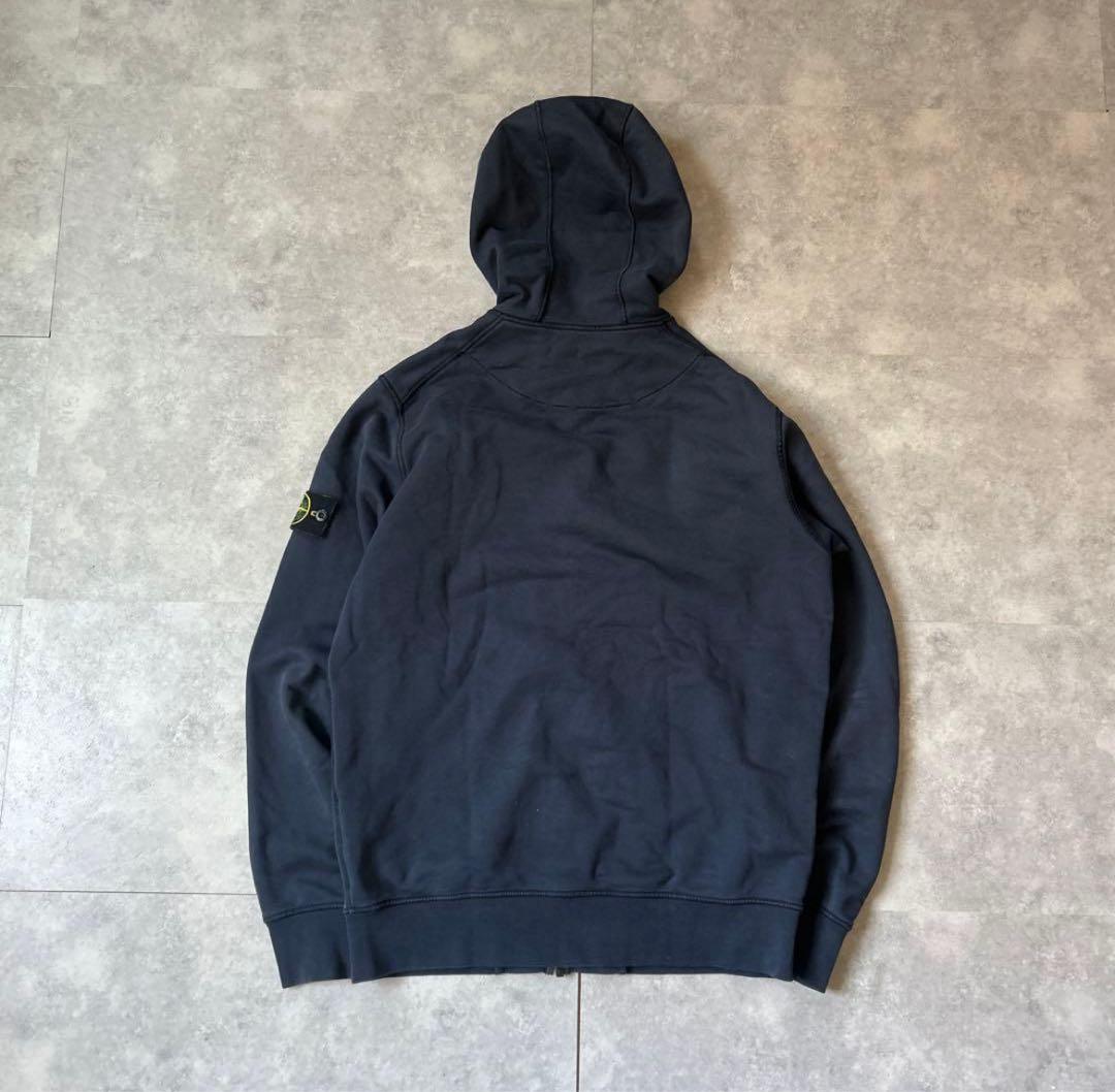 【希少モデル❗️】美品！stone  ジップパーカー　ネイビー　L
